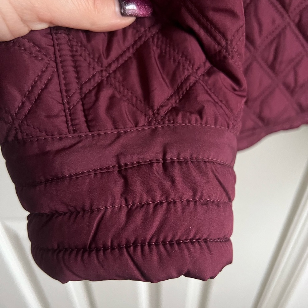 Weatherproof Quilted Burgundy barn Jacket L - Picture 7 of 15